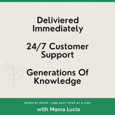 The Guide To A Non-Toxic Home + 30-Day Plan - Mama Lucia